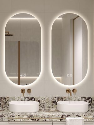 Archie Oval LED Mirror