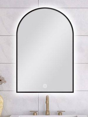 Lara Arch Framed LED Mirror