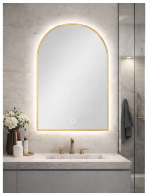 Lara Arch Framed LED Mirror