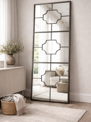 Acacia Pattern Frame LED Mirror